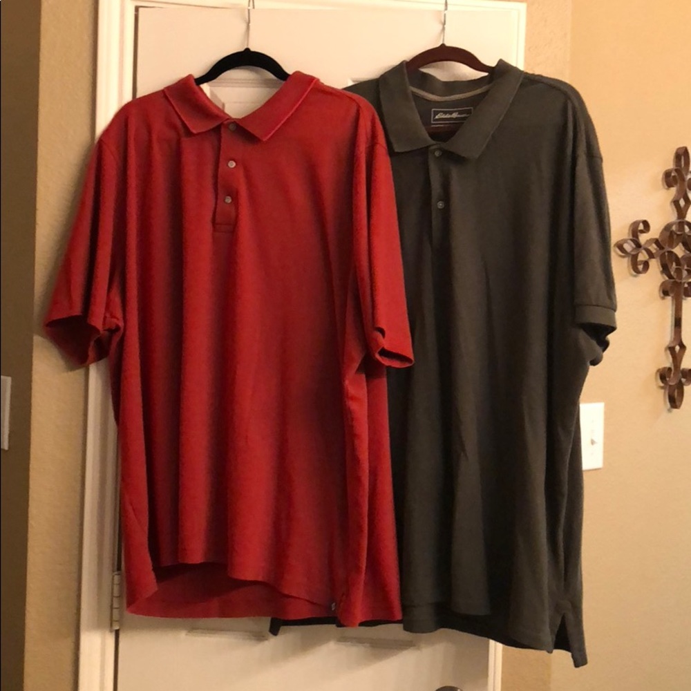 Eddie Bauer Men’s polo style shirts